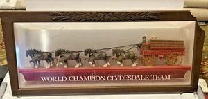 Letrero del equipo Budweiser campeón mundial Clydesdale - Imagen 1 de 4