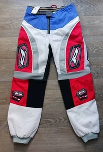 Pantalones Progrip Junior Pantalones Talla 26 Motocross Carreras Negro Rojo Blanco - Imagen 1 de 21