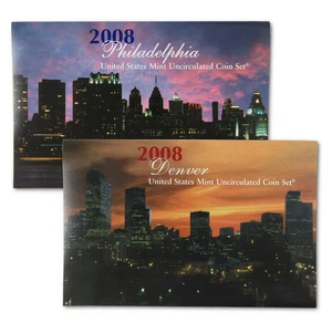 2008 Uncirculated Coin Set U.S Mint Government Packaging OGP COA - Picture 1 of 5