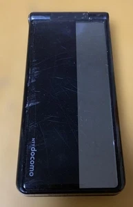 Panasonic Docomo P-01E Negro Japonés Teléfono Abatible Keitai Garakei USADO De Japón - Imagen 1 de 3
