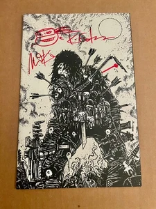 BRZRKR #10 Virgen B&W Variante 1:100 FIRMADO Eastman BOCETO Kindt BOOM Keanu Reeve - Imagen 1 de 1