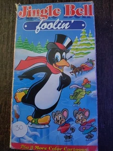 Jingle Bell Foolin’ - Plus 3 More Color Cartoons - VHS (1991, UNV Home Video) - Imagen 1 de 3