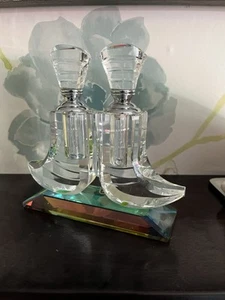 Art Deco Double Perfume Bottle With Dibbers - Picture 1 of 8