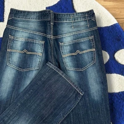 Y2K Ecko Unltd. Мешковатые широкие джинсы гранж 38x30 - Изображение 1 из 4