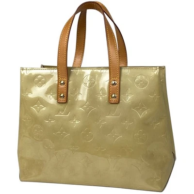 Bolso de Mano Louis Vuitton Reed PM Esmalte Charol Monograma Vernis Beige... Foto 1 de 4