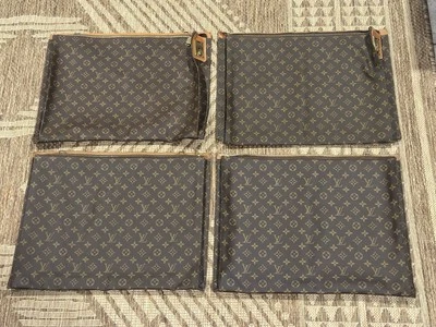 Louis Vuitton Set 4 Garment Bag Inserts Travel Pouches Monogram Canvas Luggage - Image 1 of 4