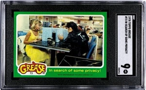 1978 Topps Grease IN SEARCH OF... #73 Series 2 Card SGC 9 MINT POP 1 - Picture 1 of 2