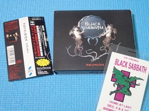 Black Sabbath 2CD Reunion 1st Pressing w/Tour Pass 1998 Japan SRCS-8807/8 OBI - Bild 1 von 2