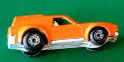 Caja de cerillas Superfast Lesney Nº 34 naranja vantástica vintage 1975 hecha en Inglaterra Foto 1 de 4