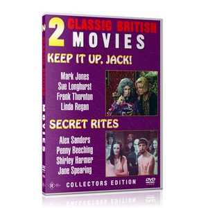 Keep It Up Jack (1974) + Secret Rites (1971) DVD – Rare 70s British Cult Films - Picture 1 of 2