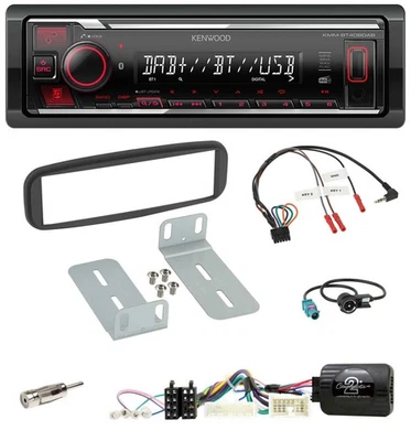 Kenwood Lenkrad Bluetooth USB DAB Autoradio für Renault Clio 2012-2016 - Bild 1 von 4