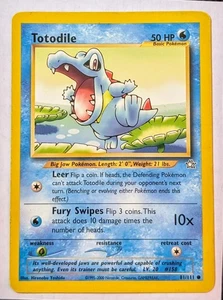 Totodile | 81/111 Common | Neo Genesis Unlimited WOTC | Moderately Played - Picture 1 of 2