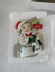 Betty Boop Danbury Mint 2014 "North Pole Betty" Iglu Ornament Neu in Box - Bild 1 von 9