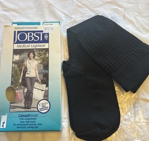 Jobst Calze a Compressione Solide Taglia Small Nero Ginocchio CT 20-30 mmhg 110323 Nuove - Foto 1 di 8