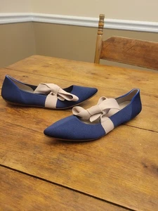 Rothy’s Point Mary Jane Bow in Sapphire Women’s Size 8 - Picture 1 of 10