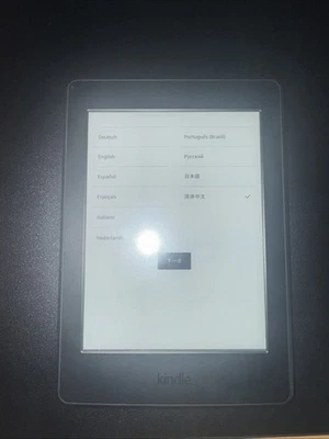 Amazon Kindle Paperwhite 7th Generation Book Reader 4GB Black with Case Bundle  - Image 1 of 4