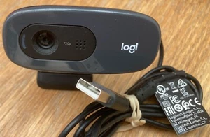 Logitech C260 V-U0018 Kamera internetowa HD 720p Wbudowany mikrofon USB 2.0 Apple Mac PC - Zdjęcie 1 z 8