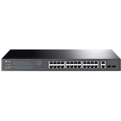 TP-Link JetStream TL-SG1428PE 26-Port Gigabit PoE+ Managed Network Switch New!!! - Image 1 of 4