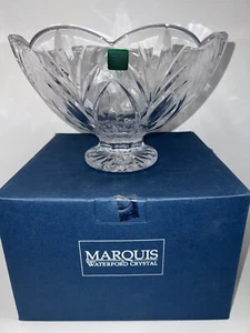 ✨Exquisite Marquis by Waterford Lead Crystal "Canterbury" 10" Centerpiece Bowl - Picture 1 of 4