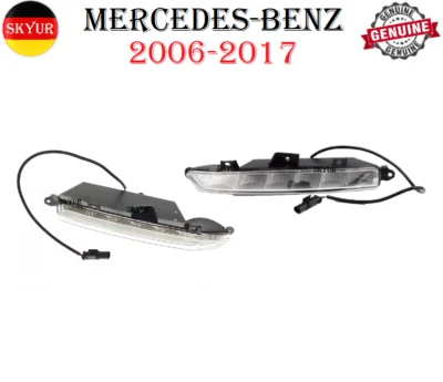 Juego de luces antiniebla delanteras diurnas LED para vehículos Mercedes-Benz 06-17 GENUINAS Foto 1 de 3