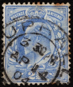 Great Britain - 1902 - 2 1/2p Ultramarine King Edward VII # 131 Bullseye Cancel - Picture 1 of 1