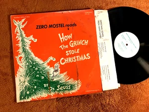 LP Dr. Seuss HOW THE GRINCH STOLE CHRISTMAS Zero Mostel Random House 1975 origin - Picture 1 of 4