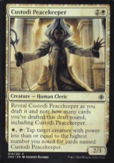 Custodi Peacekeeper - Conspiracy: Take the Crown: #14, MTG Nm R178 - Image 1 of 1