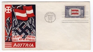 #919 Austria FDC 1943 FDC Overrun Countries - Smartcraft - Picture 1 of 2
