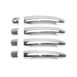 Türgriff Blende Türgriffkappen für Fiat Bravo 2007-2014 4Tür Edelstahl Silber 8x - Afbeelding 1 van 7