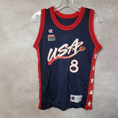 Vintage Champion USA Dream Team Scottie Pippen 8 Jersey Youth L Cover