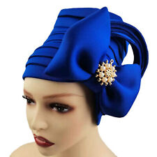 Turban Hat Bow-knot Comfy Satin Surface High Turban Hat Female