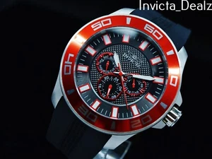 NUEVO Reloj Invicta Para Hombre 50mm PRO BUZO ESFERA NEGRA Tono Rojo-Negro SS - Imagen 1 de 9