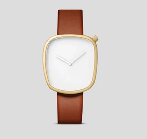 Reloj bulbul - Guijarros 05 - Acero alemán - Cuero italiano - Cristal zafiro - Imagen 1 de 7