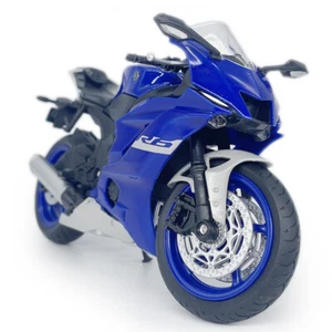 1/12 Yamaha YZF-R6 Motorcycle Model Diecast Toy Car for Boys Kids Gifts Blue - Picture 1 of 10