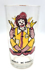 Vintage 70s Ronald McDonald Glass Tumbler 12 Oz 5" Tall