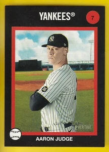 2022 Heritage 1973 Topps Venezuela Stamps 7 Aaron Judge - Picture 1 of 2