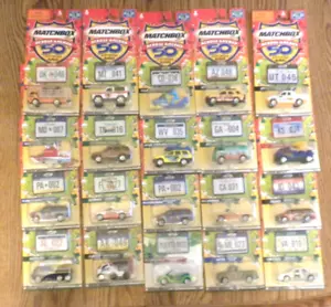 Scatola fiammiferi 50° compleanno 2002 diverse auto di tutta l'America - (Alaska) - Foto 1 di 10