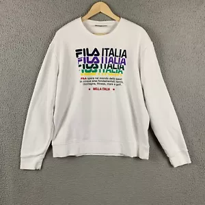 Fila Italia Women Medium Pullover Sweater Beilla Italia Tennis Golf Ski - Picture 1 of 13