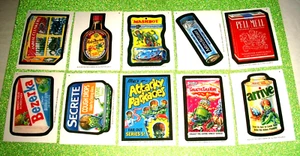 2021 Mars Attacks. Verrückte Pakete Serie 5 Komplettset 9/9 + Checkliste schön. - Bild 1 von 3