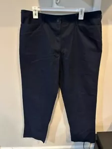Women's Navy Cintas Susan Fit Pants Size 16 TL #NLN17 - Picture 1 of 3