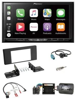 Pioneer 2DIN Lenkrad USB DAB DVD Bluetooth Autoradio für BMW X5 E53 2000-2006 - Bild 1 von 4