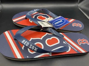 Boston Red Sox brand new women’s thong sandals flip-flops size 7 to 8 - Picture 1 of 6