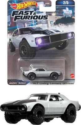 Mattel Hot Wheels Fast And Furious 1967 Chevy Camaro Mini Auto Fuoristrada - Immagine 1 di 4