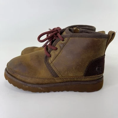 Ugg Neumel II Waterproof Chukka Leather Boots Brown 1017322T Toddler Size 12 - Image 1 of 4