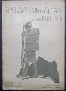 Spartiti - Canti di Vittoria e di Gloria dal 1848 al 1916 - Foto 1 di 1