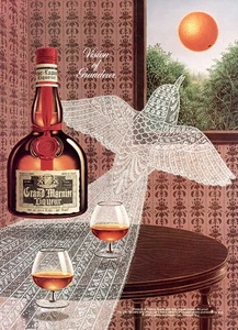Pubblicità stampa d'epoca Grand Marnier: Vision of Grandeur Dove 1988 - Foto 1 di 1