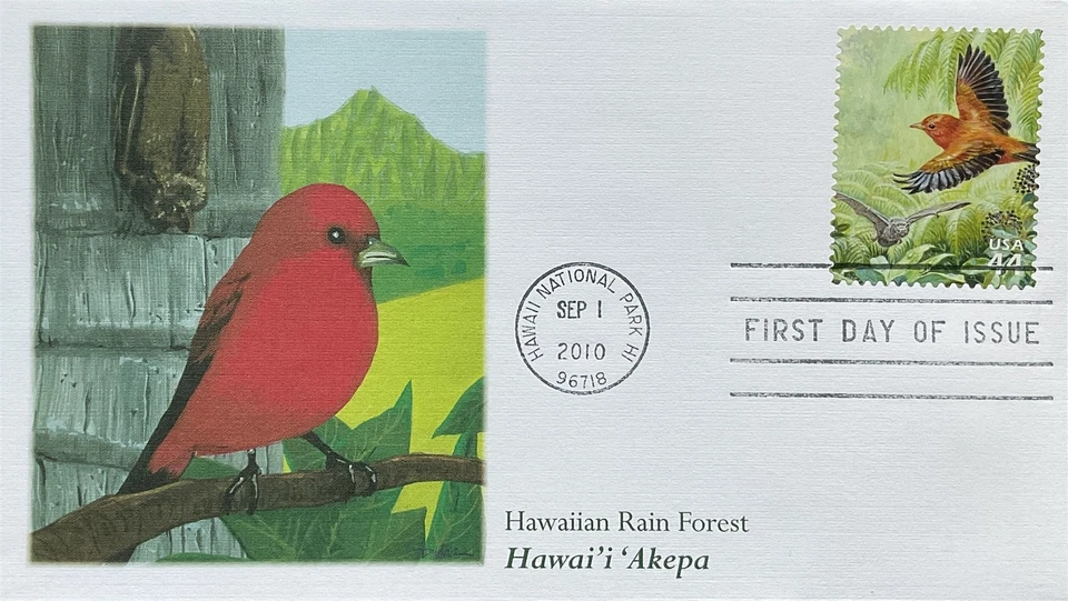 Fleetwood 4474 Floresta Tropical Havaiana Parque Nacional do Havaí Akepa - Imagem 1 de 1