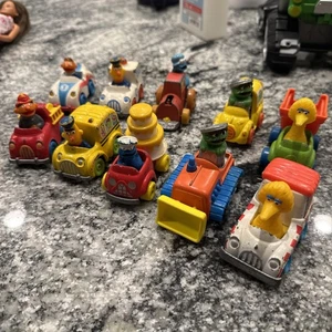 Sesame Street Vintage Diecast Cars Metal Toy 1980's Playskool 10 Toys Collection - Picture 1 of 18