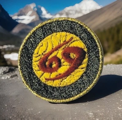 Astrology Zodiac Horoscope Cancer June 21~July 22 Sign Embroidery Patch - Image 1 of 2