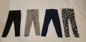 Lot Of 4 Girls Leggings Pants Size 4/5 - Picture 1 of 14